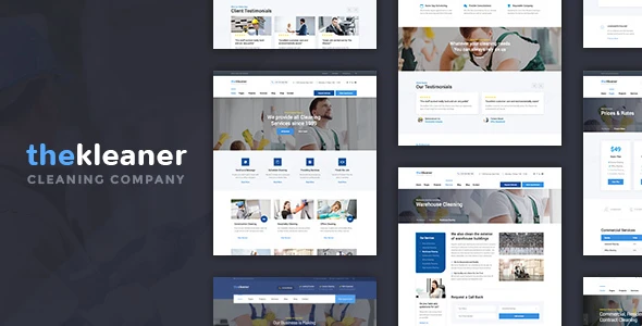 The Kleaner – Industrial Cleaning Company WordPress Theme