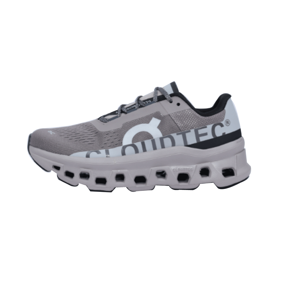 1 On Cloud Monster Women's Running Sneakers Shoes: Cinder | Fog : 8 Medium US