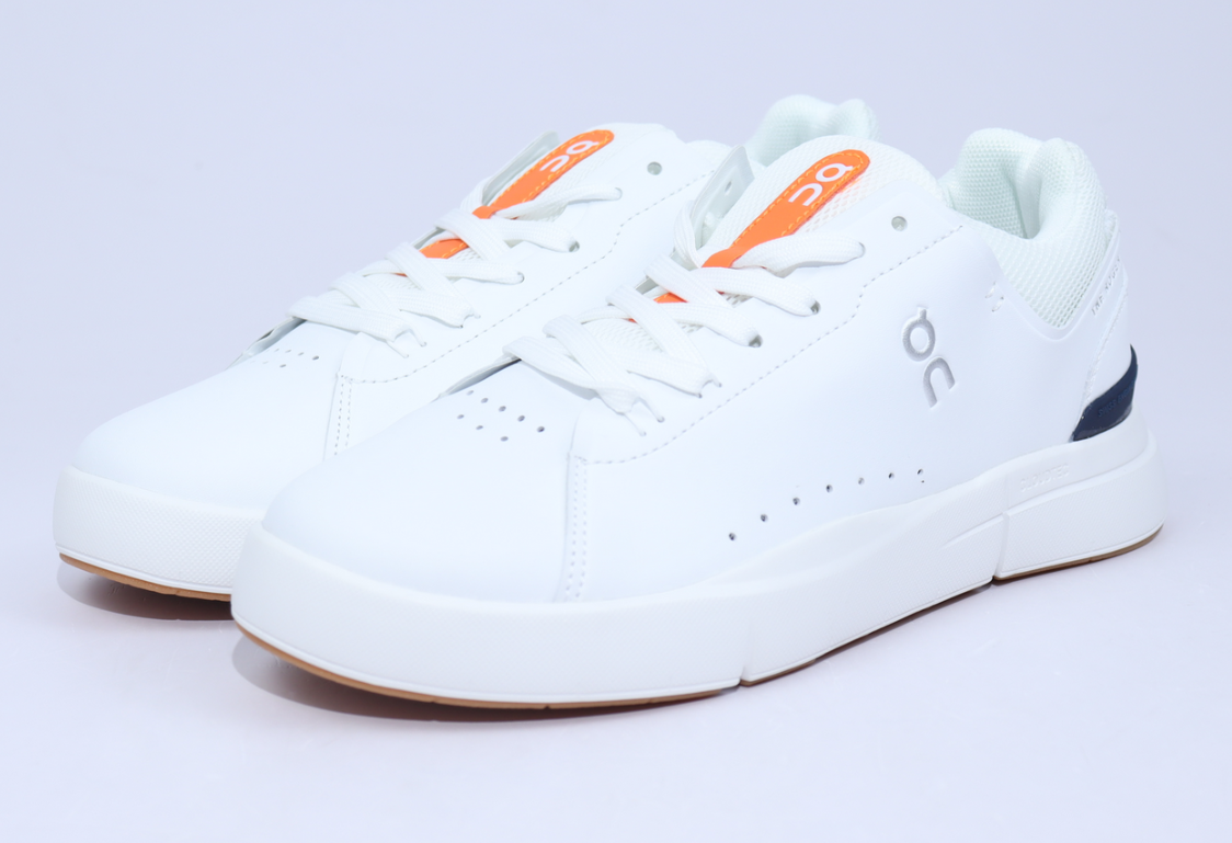 1 On Cloud The Roger Advantage Men's Running Sneakers Shoes: White| Spice: 10 Medium US