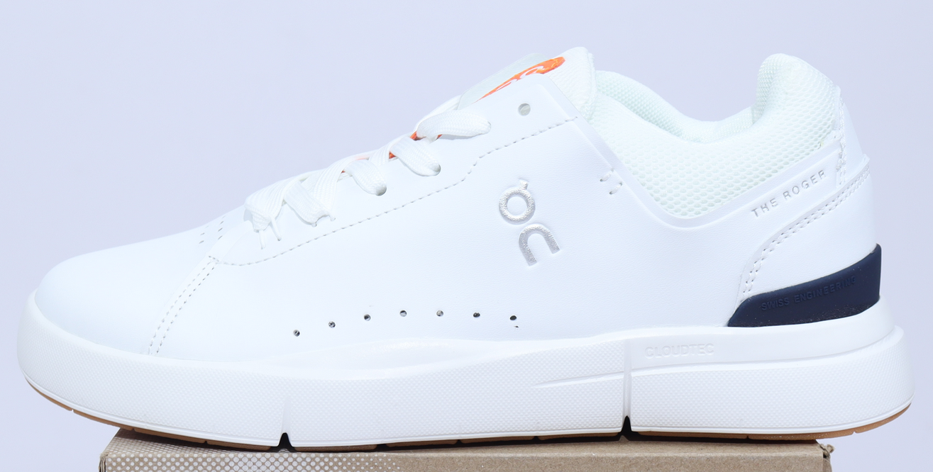 2 On Cloud The Roger Advantage Men's Running Sneakers Shoes: White| Spice: 10 Medium US