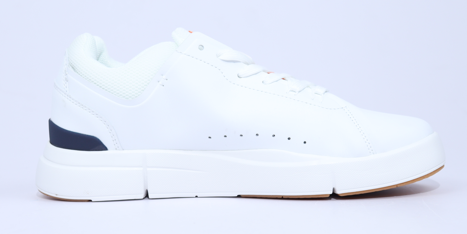 3 On Cloud The Roger Advantage Men's Running Sneakers Shoes: White| Spice: 10 Medium US