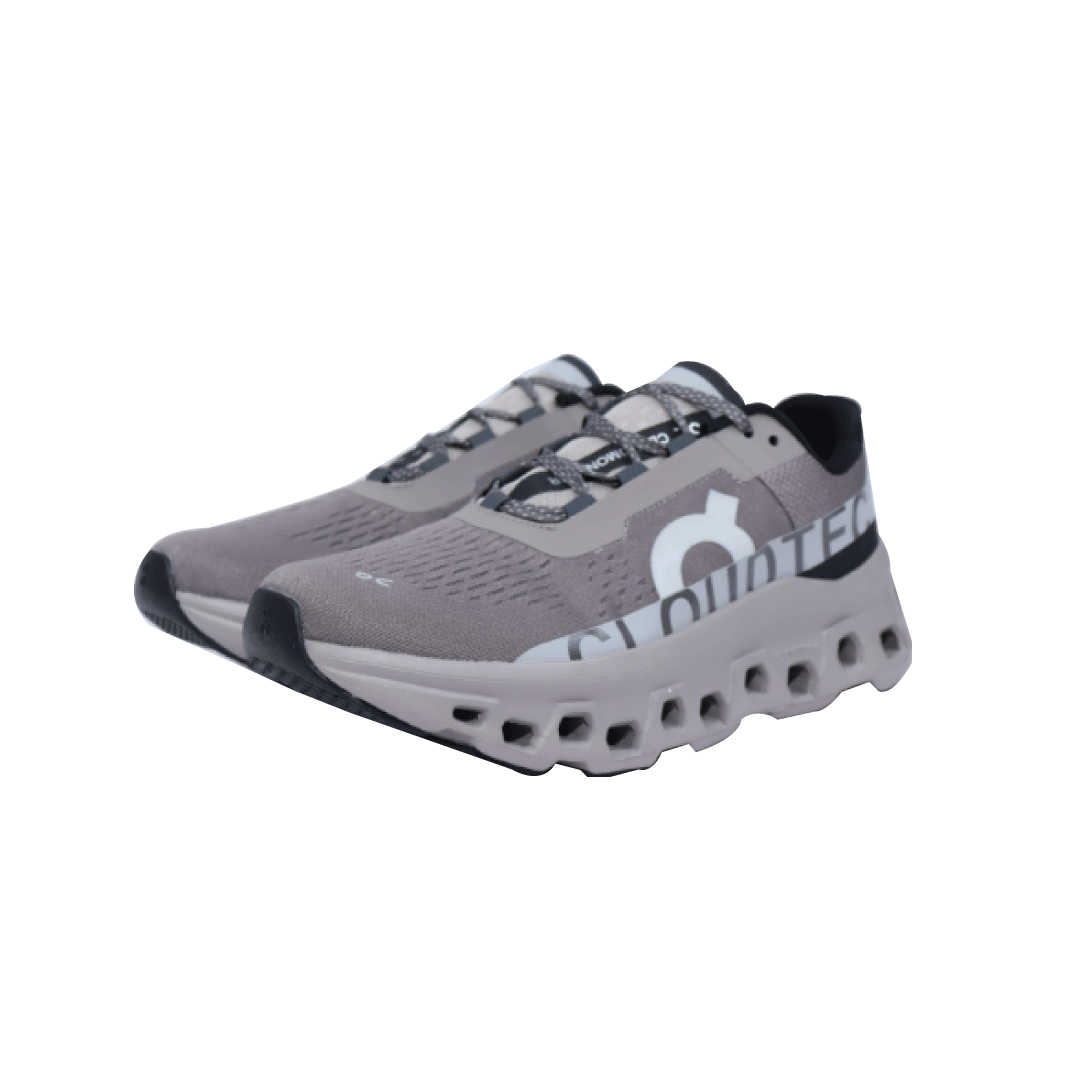 3 On Cloud Monster Women's Running Sneakers Shoes: Cinder | Fog : 8 Medium US