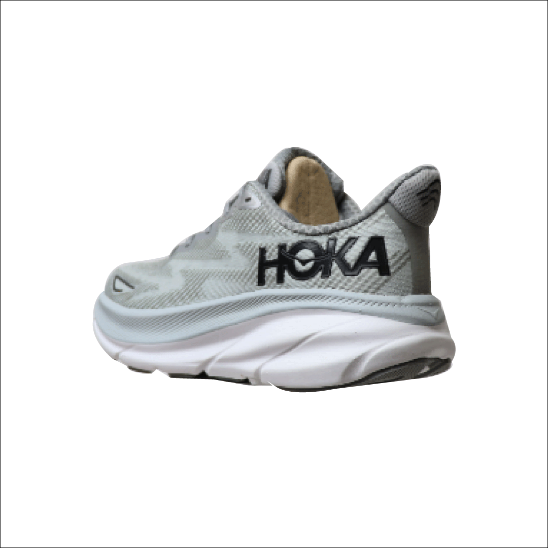4 Hoka One One Clifton 9 Men Running Sneakers Shoes: Harbor Mist | Black: 10 D US
