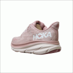 Hoka One One Clifton 9 Women Running Sneakers Shoes: Peach Whip: 7.5 B US