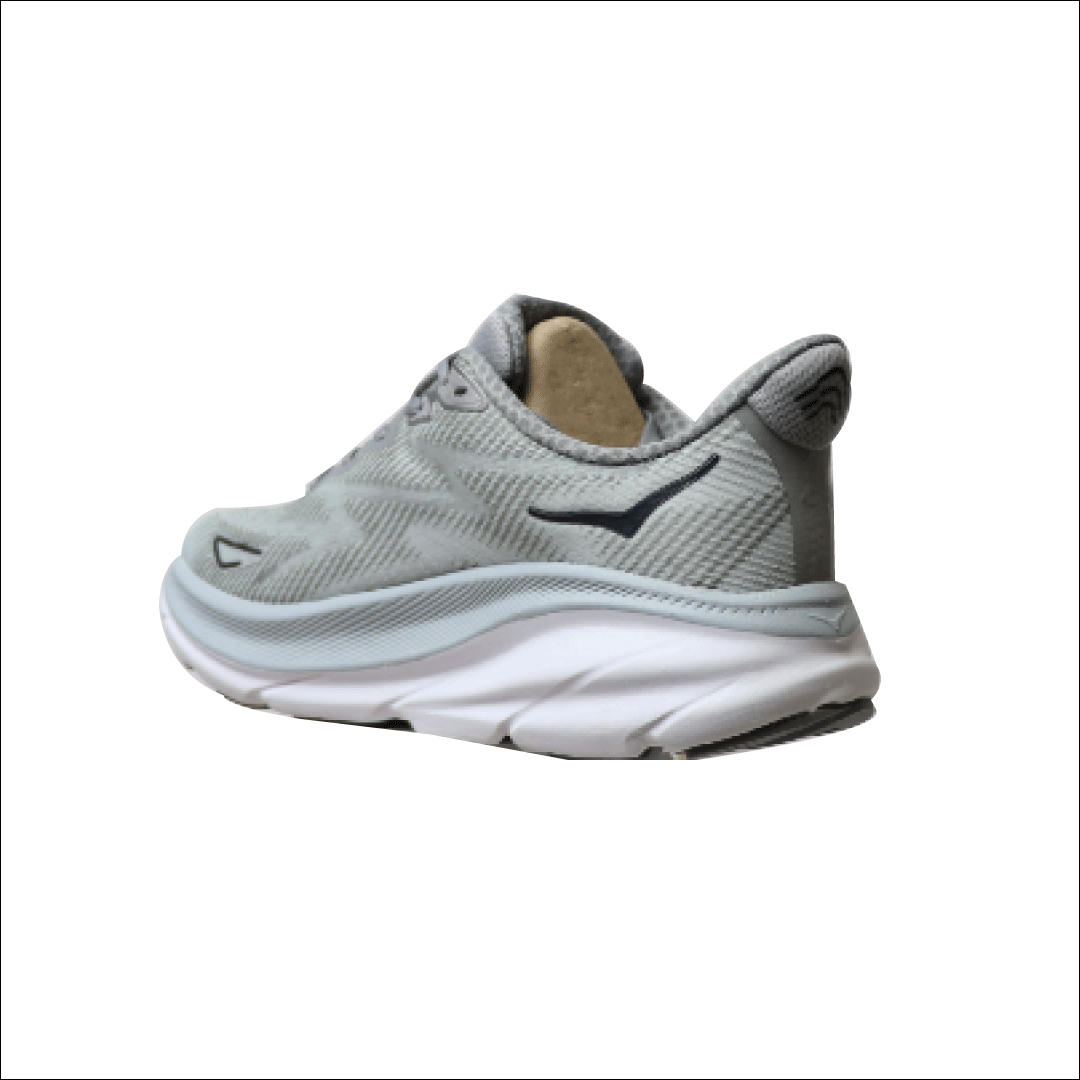 5 Hoka One One Clifton 9 Men Running Sneakers Shoes: Harbor Mist | Black: 10 D US